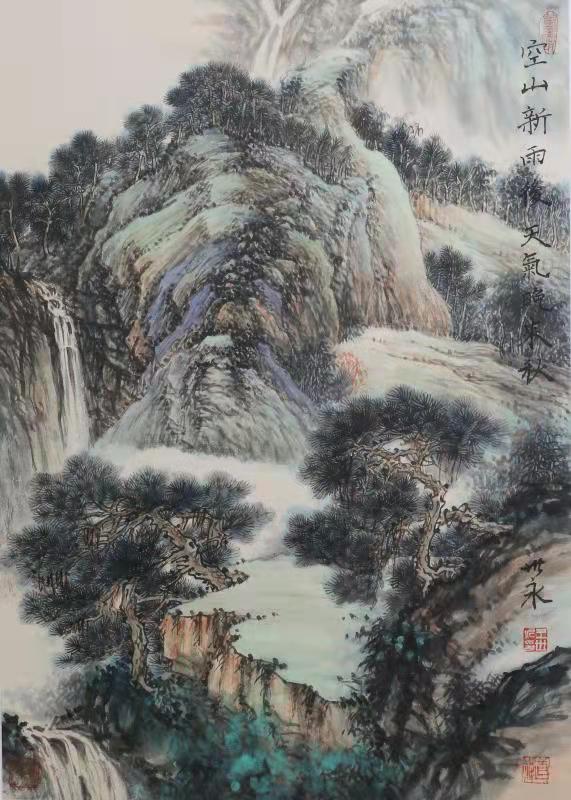 “花好月圆”中外艺术家云上展览（一）(图37)