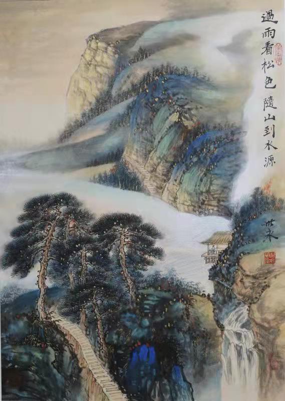 “花好月圆”中外艺术家云上展览（一）(图36)