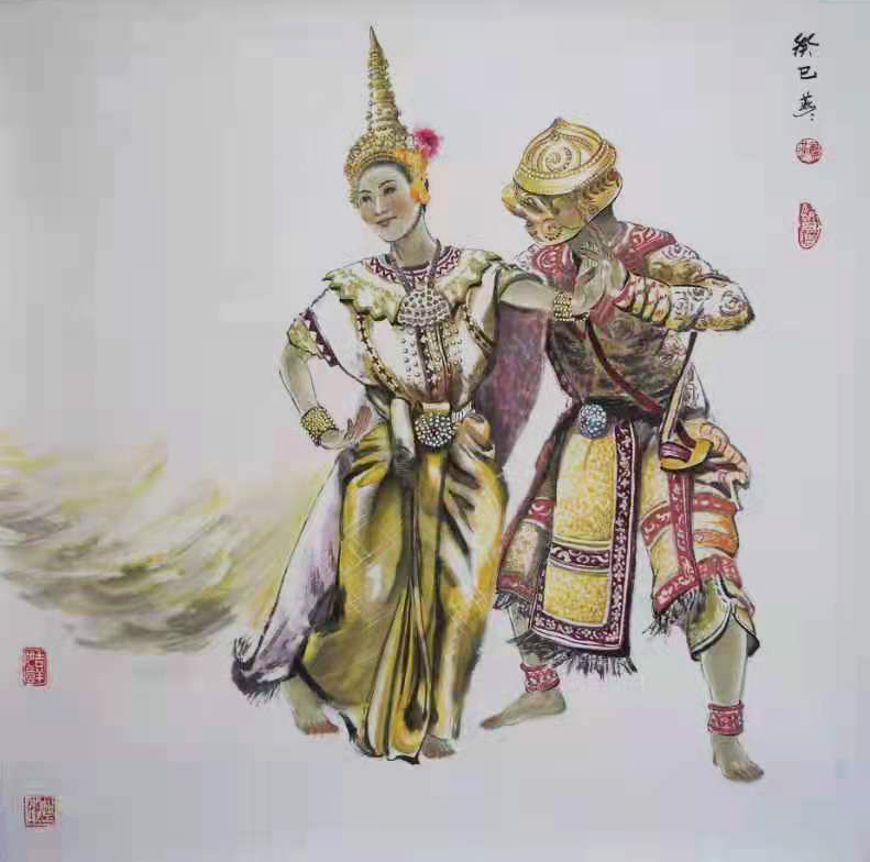“花好月圆”中外艺术家云上展览（一）(图63)