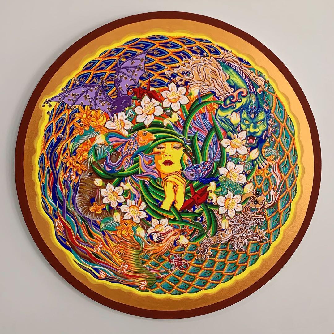“花好月圆”中外艺术家云上展览 （二）(图53)