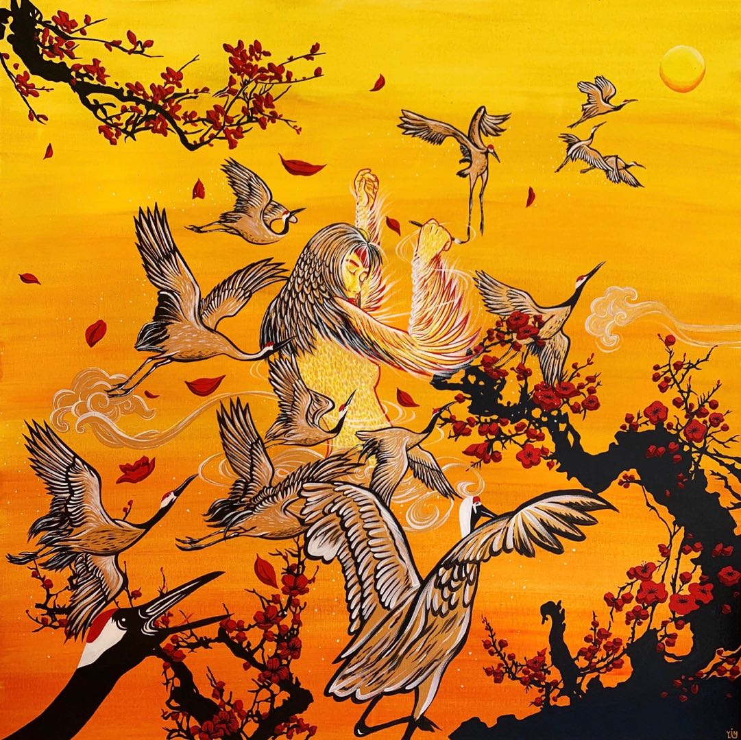 “花好月圆”中外艺术家云上展览 （二）(图51)