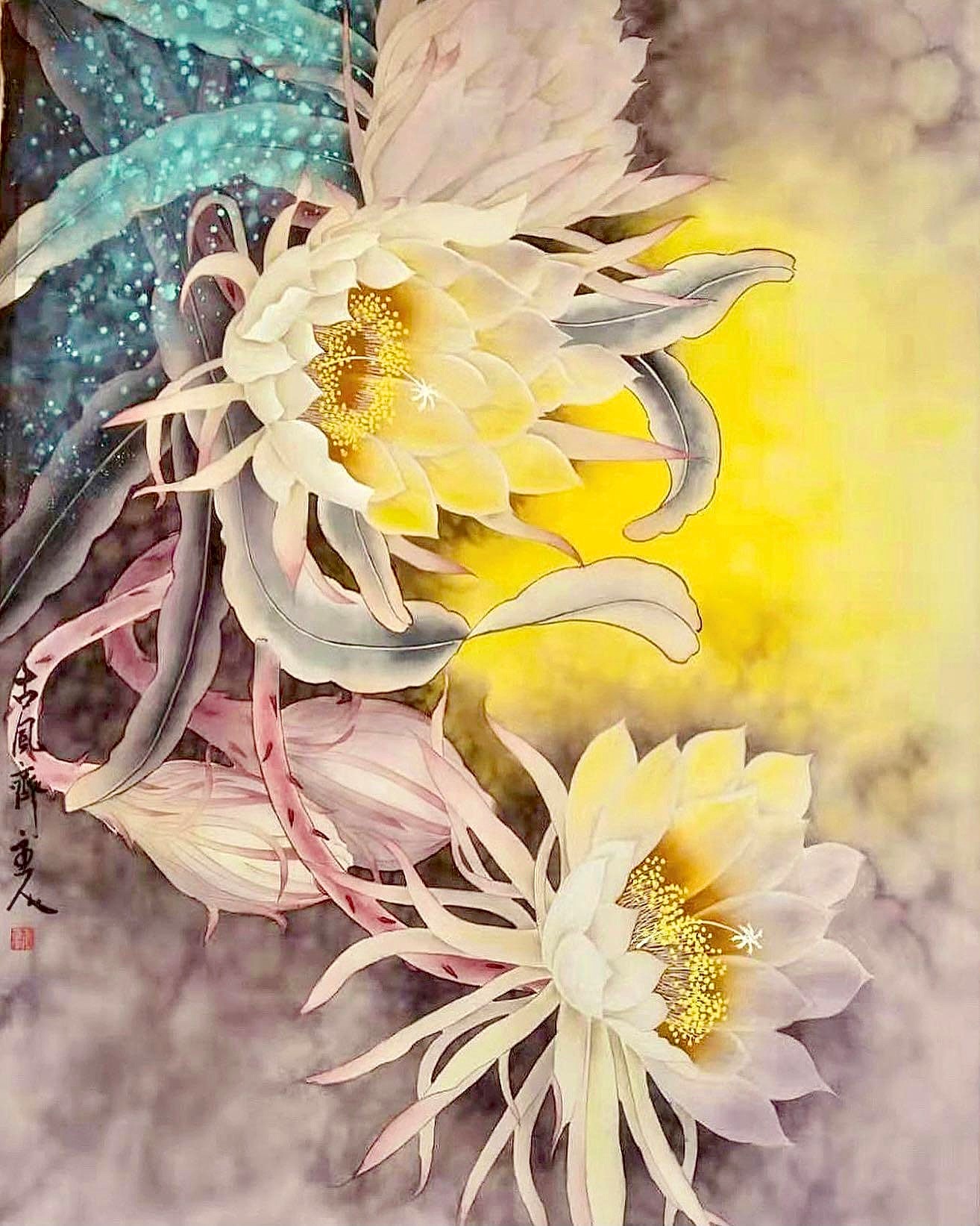 “花好月圆”中外艺术家云上展览（三）(图8)