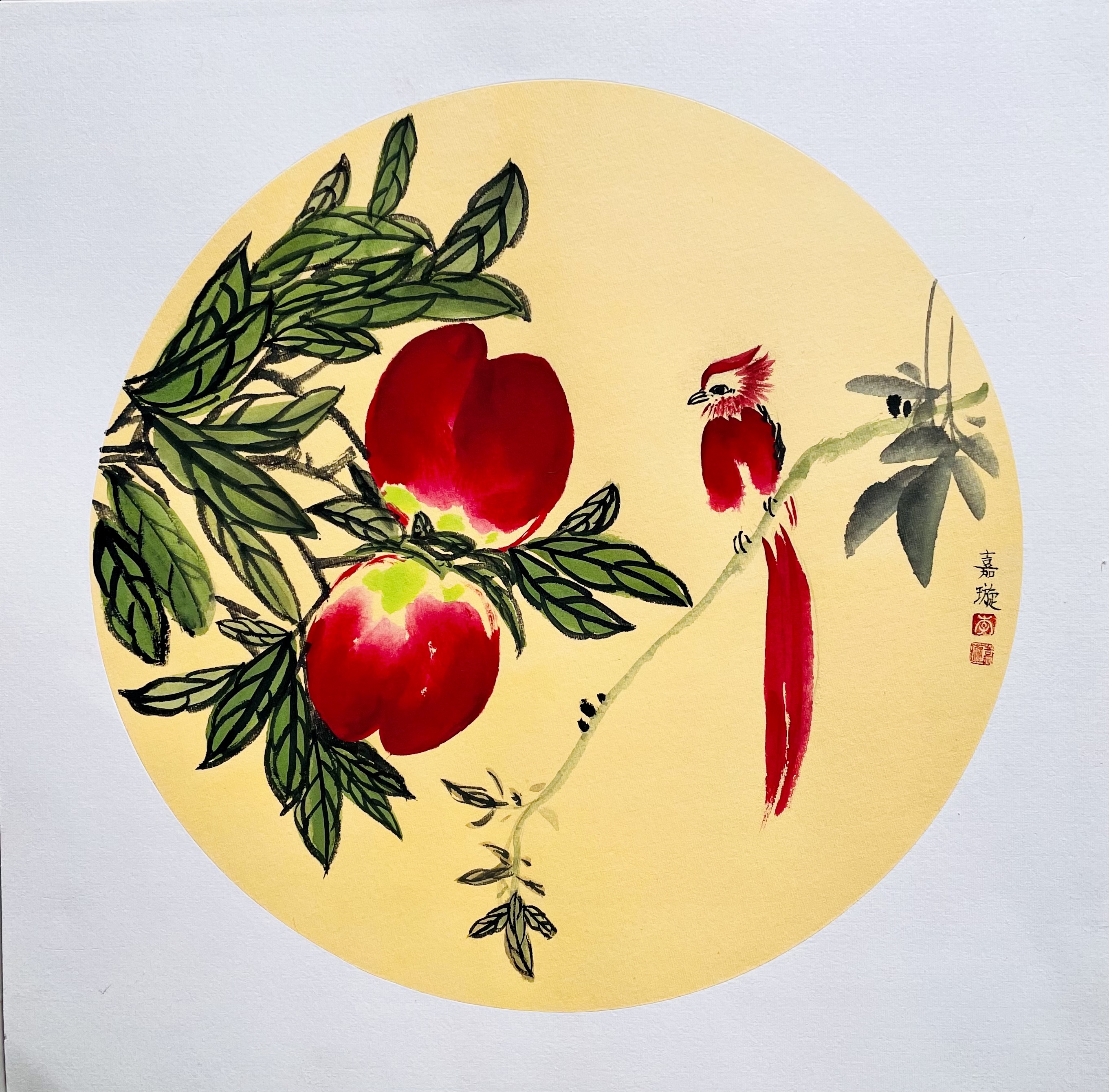 “花好月圆”国际青少年书画作品展览（第一集）(图12)