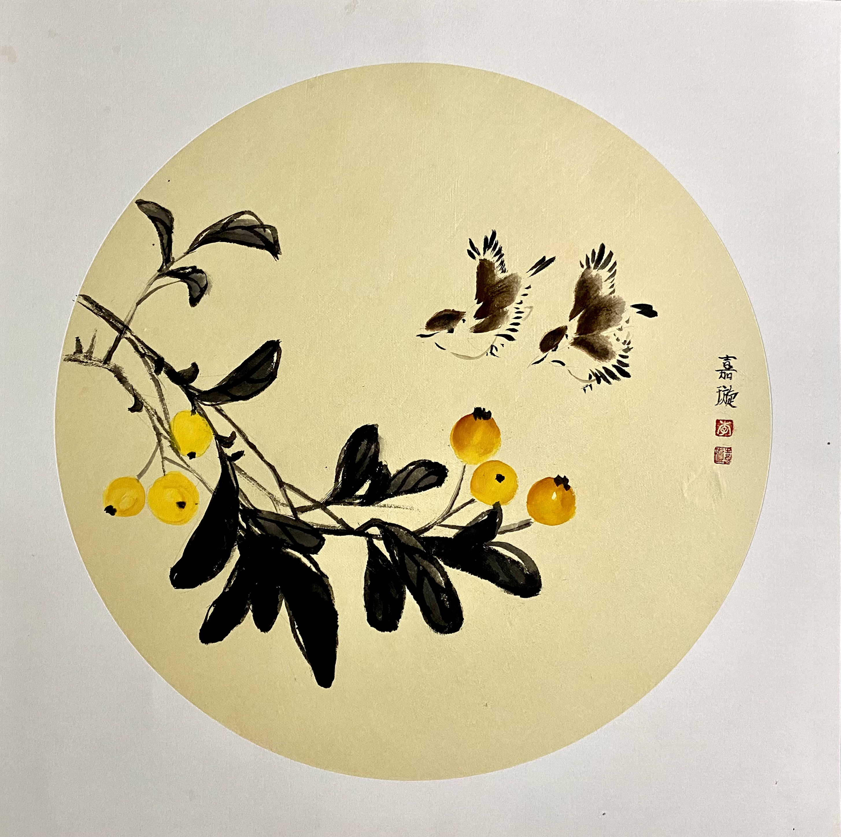 “花好月圆”国际青少年书画作品展览（第一集）(图14)