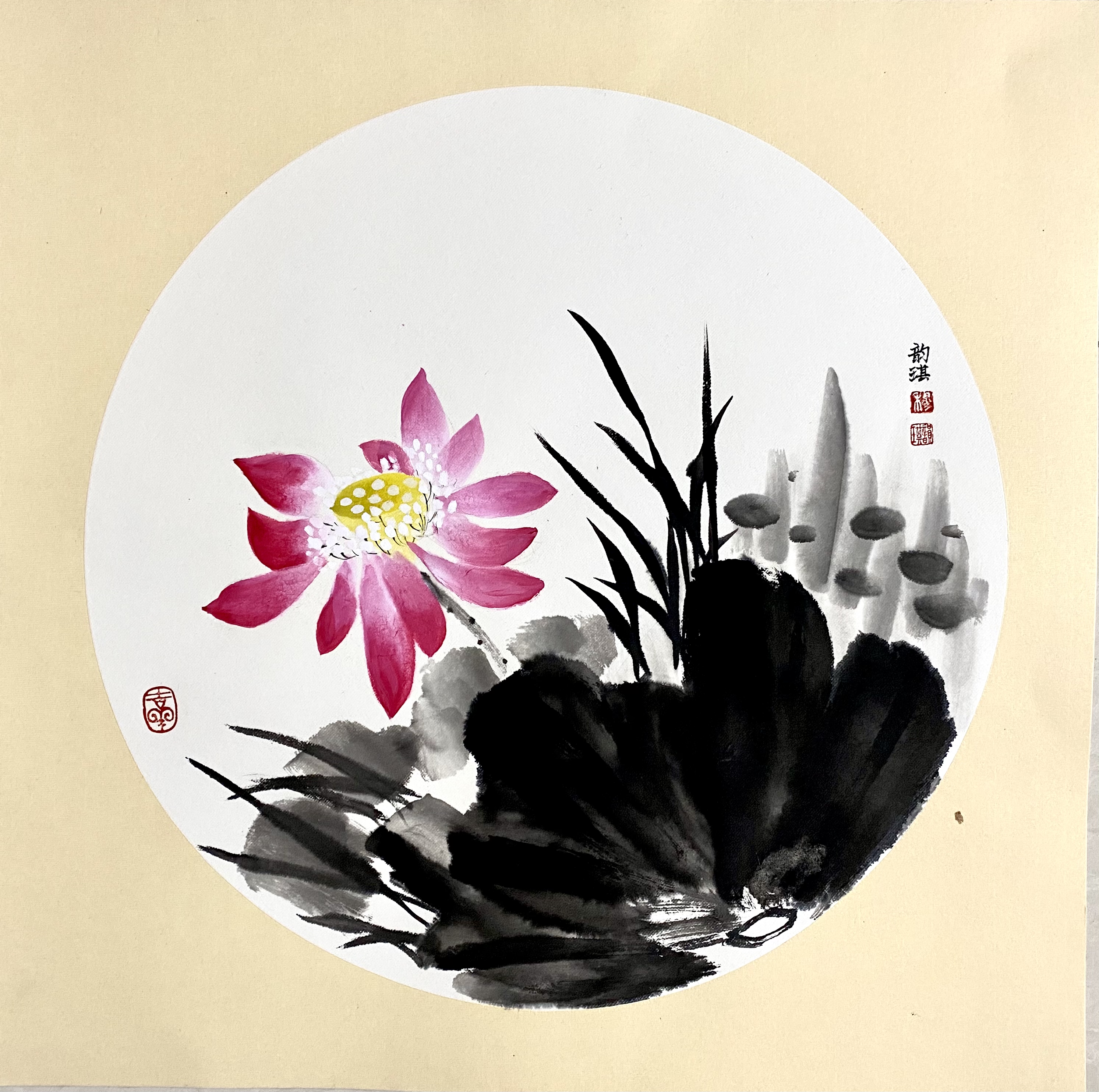 “花好月圆”国际青少年书画作品展览（第一集）(图35)