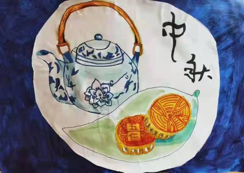 “花好月圆”国际青少年书画作品云上展厅（第二集）(图4)