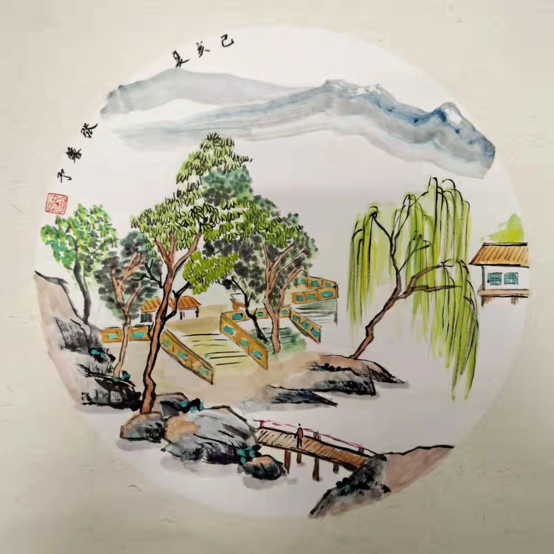 “花好月圆”国际青少年书画作品云上展厅（第二集）(图45)