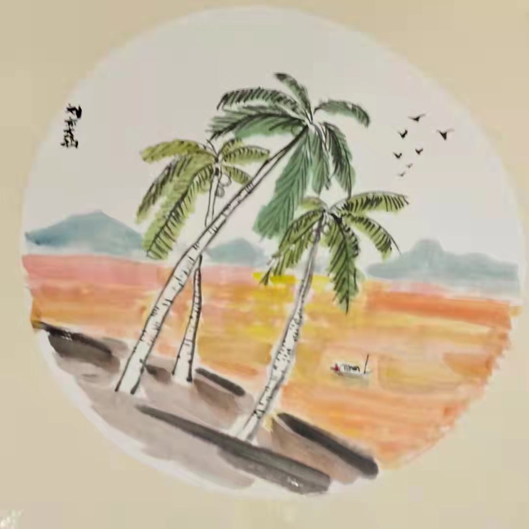 “花好月圆”国际青少年书画作品云上展厅（第二集）(图67)