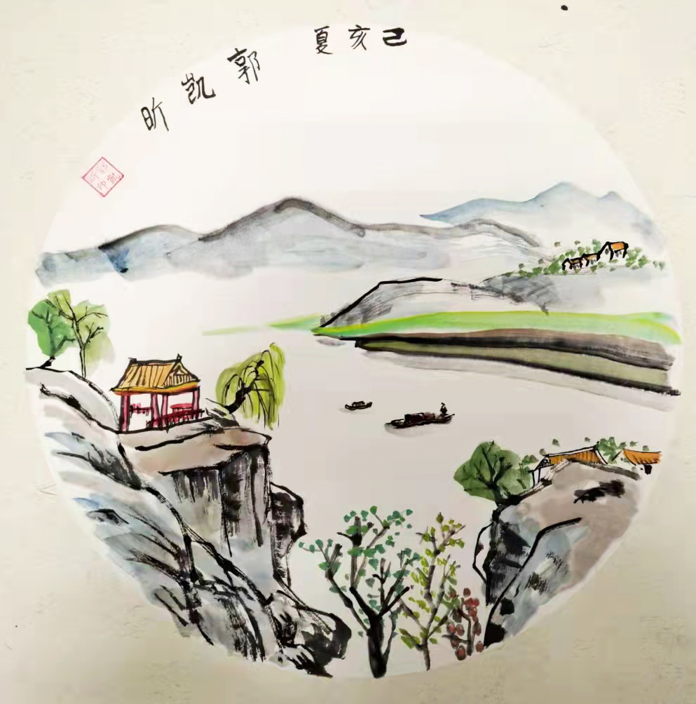 “花好月圆”国际青少年书画作品云上展厅（第三集）(图12)