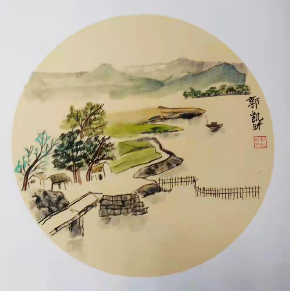 “花好月圆”国际青少年书画作品云上展厅（第三集）(图11)