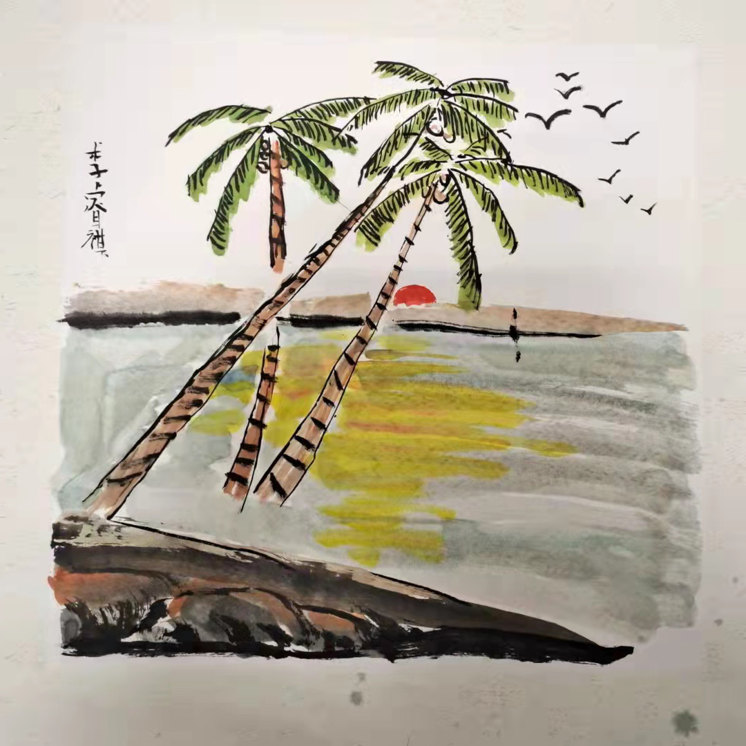 “花好月圆”国际青少年书画作品云上展厅（第三集）(图22)