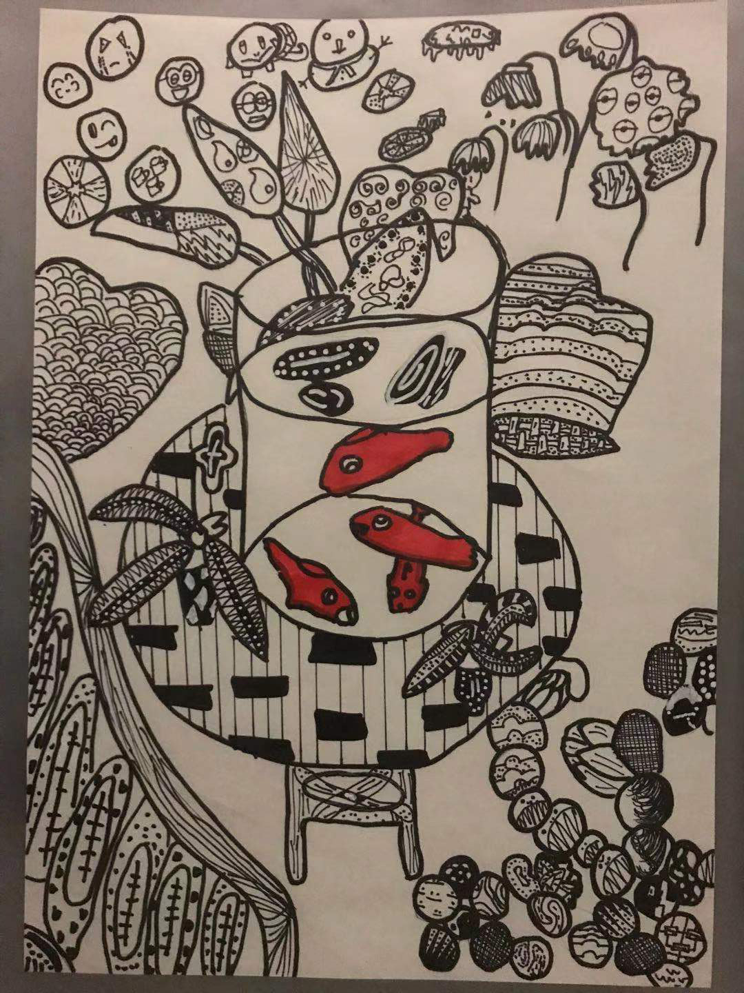 “花好月圆”国际青少年书画作品云上展厅（第四集）(图8)