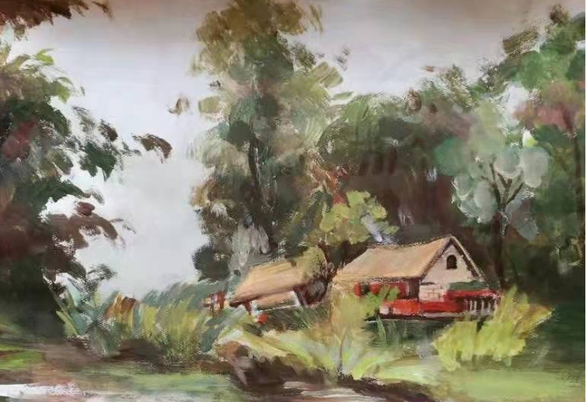 “花好月圆”国际青少年书画作品云上展厅（第四集）(图21)