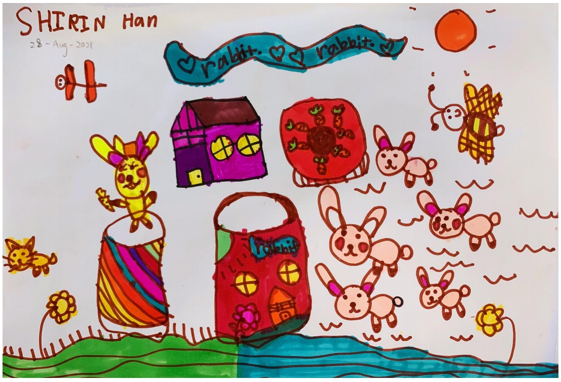 “花好月圆”国际青少年书画作品云上展厅（第四集）(图25)