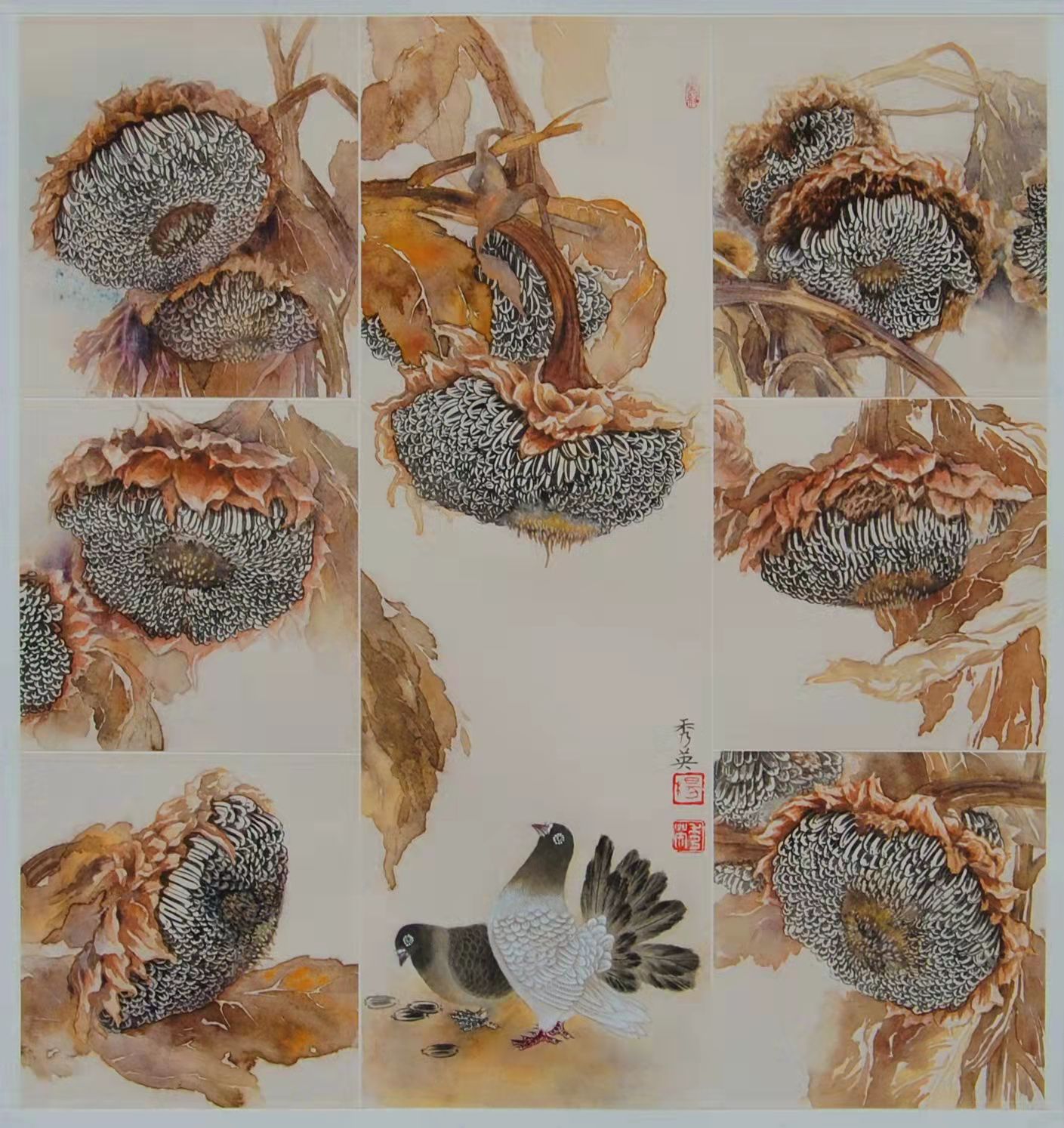 三八国际妇女节中澳女书画家书画作品云展——春天的故事(图58)