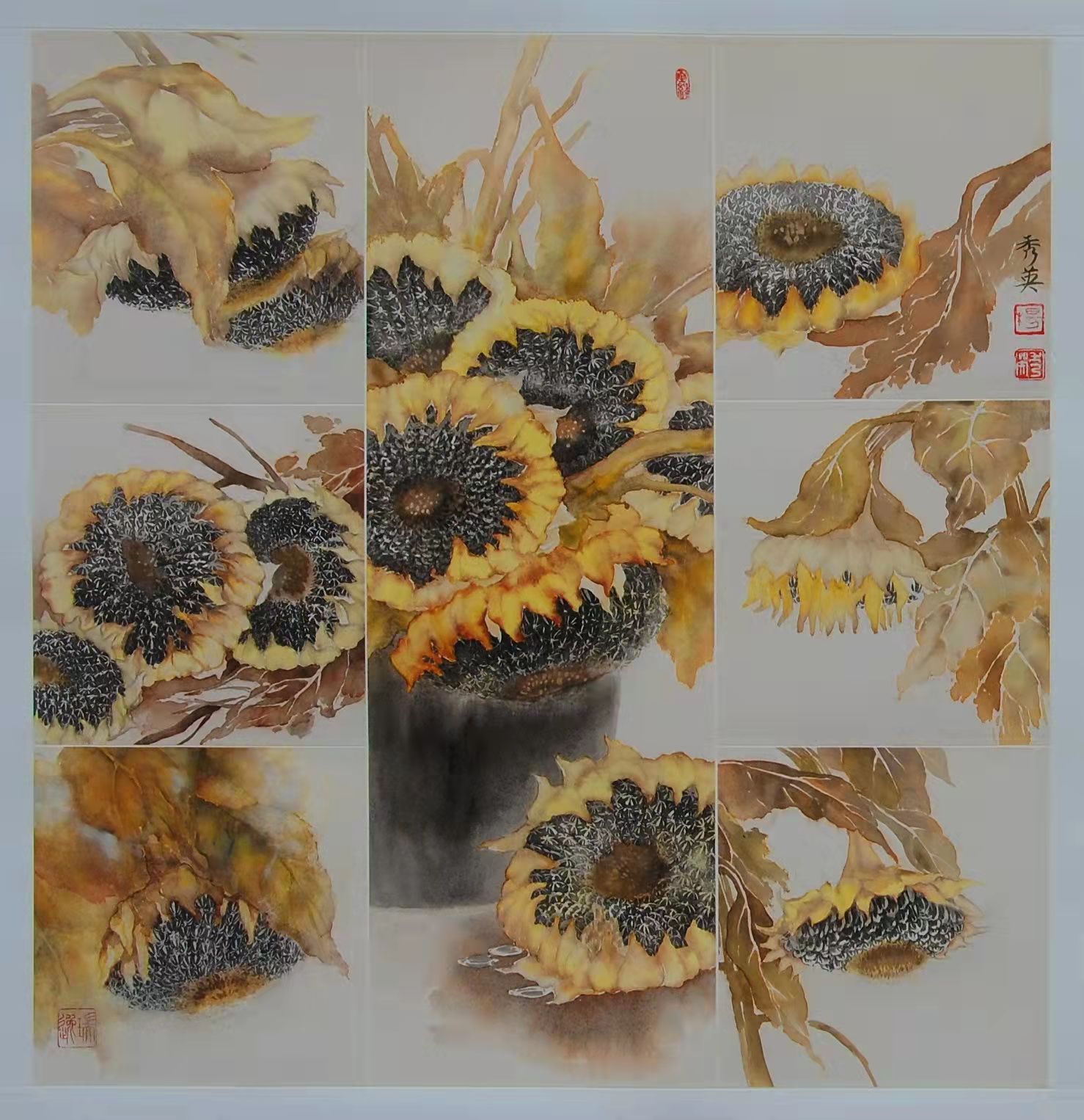 三八国际妇女节中澳女书画家书画作品云展——春天的故事(图59)