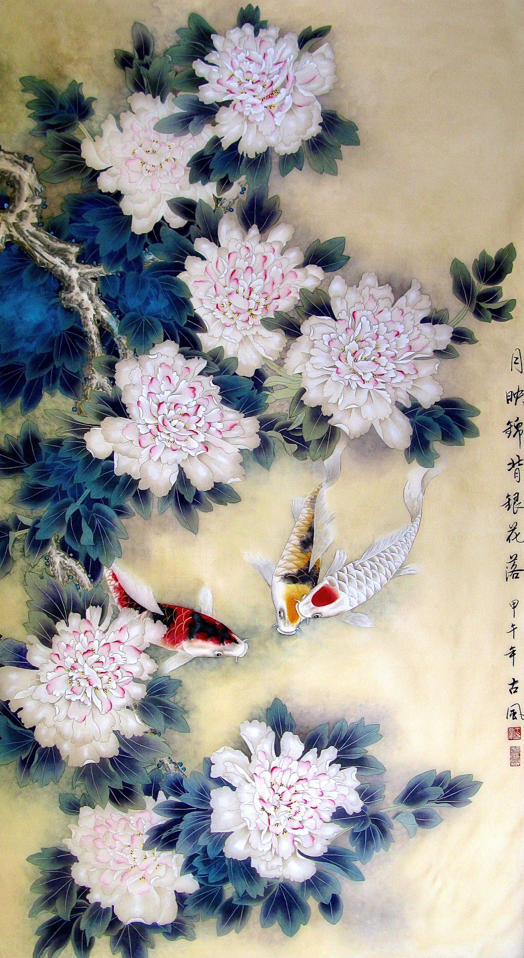 三八国际妇女节中澳女书画家书画作品云展——春天的故事(图50)