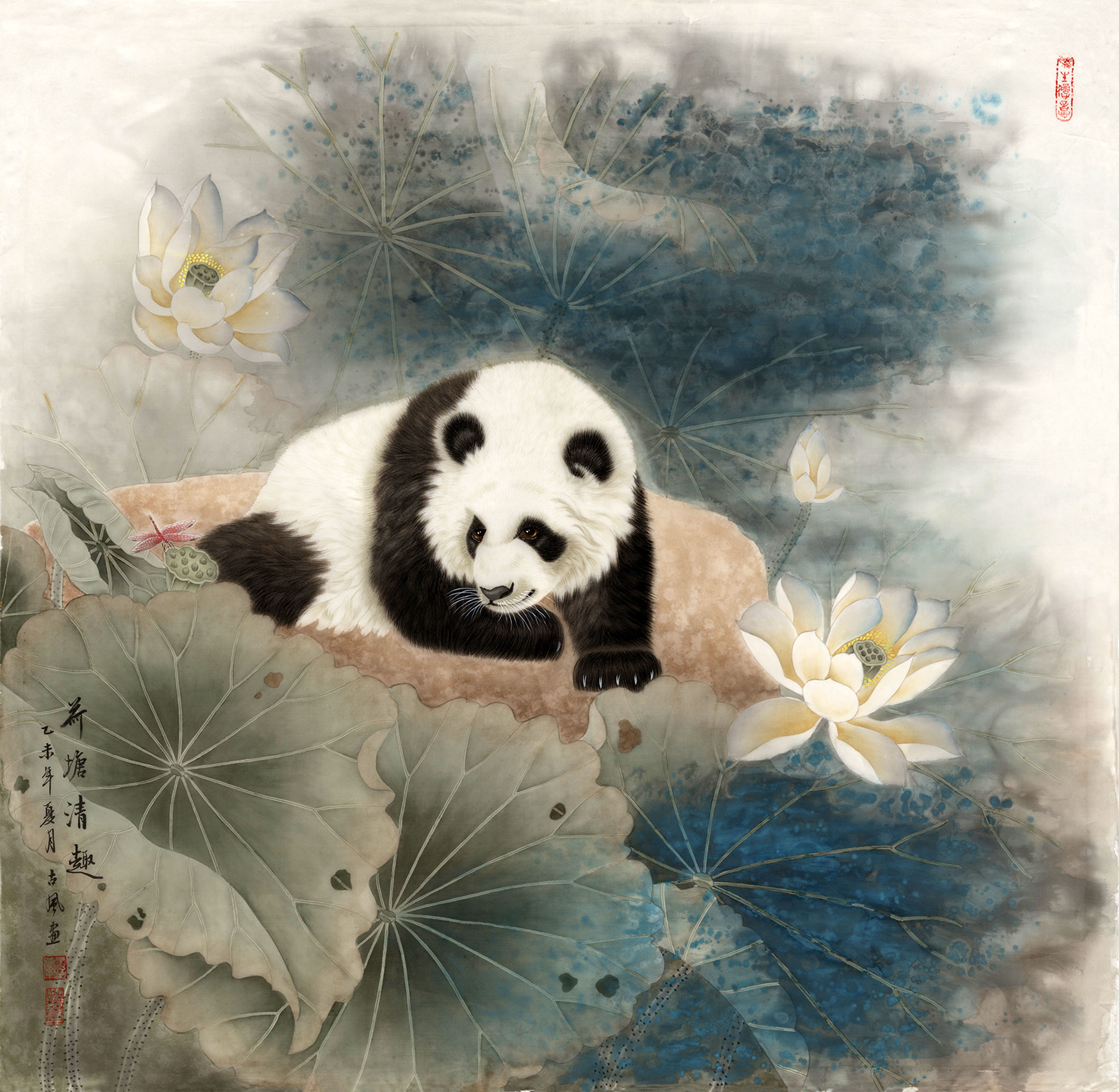 三八国际妇女节中澳女书画家书画作品云展——春天的故事(图51)