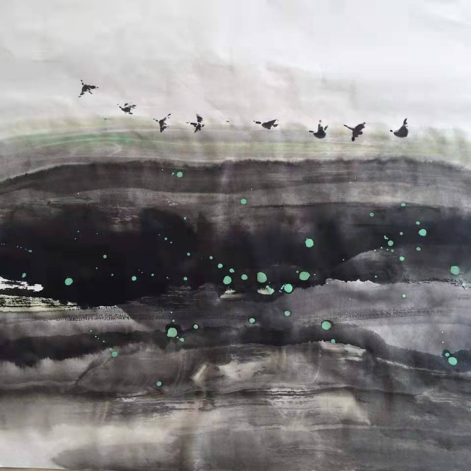 三八国际妇女节中澳女书画家书画作品云展——春天的故事(图41)