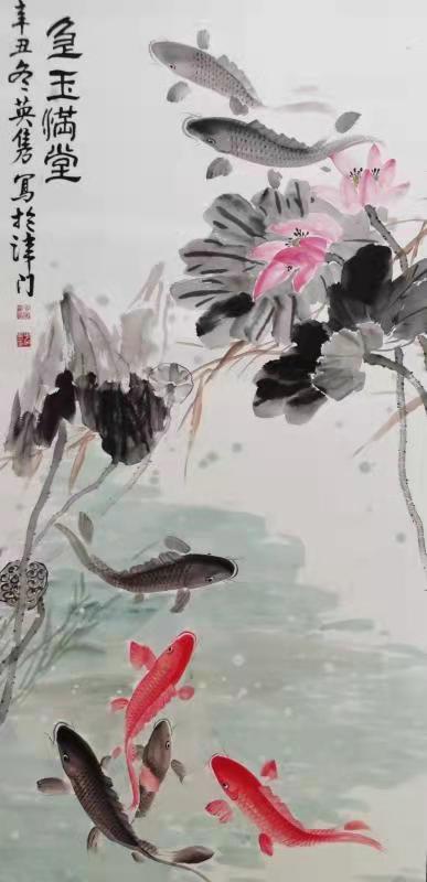 三八国际妇女节中澳女书画家书画作品云展——春天的故事(图47)