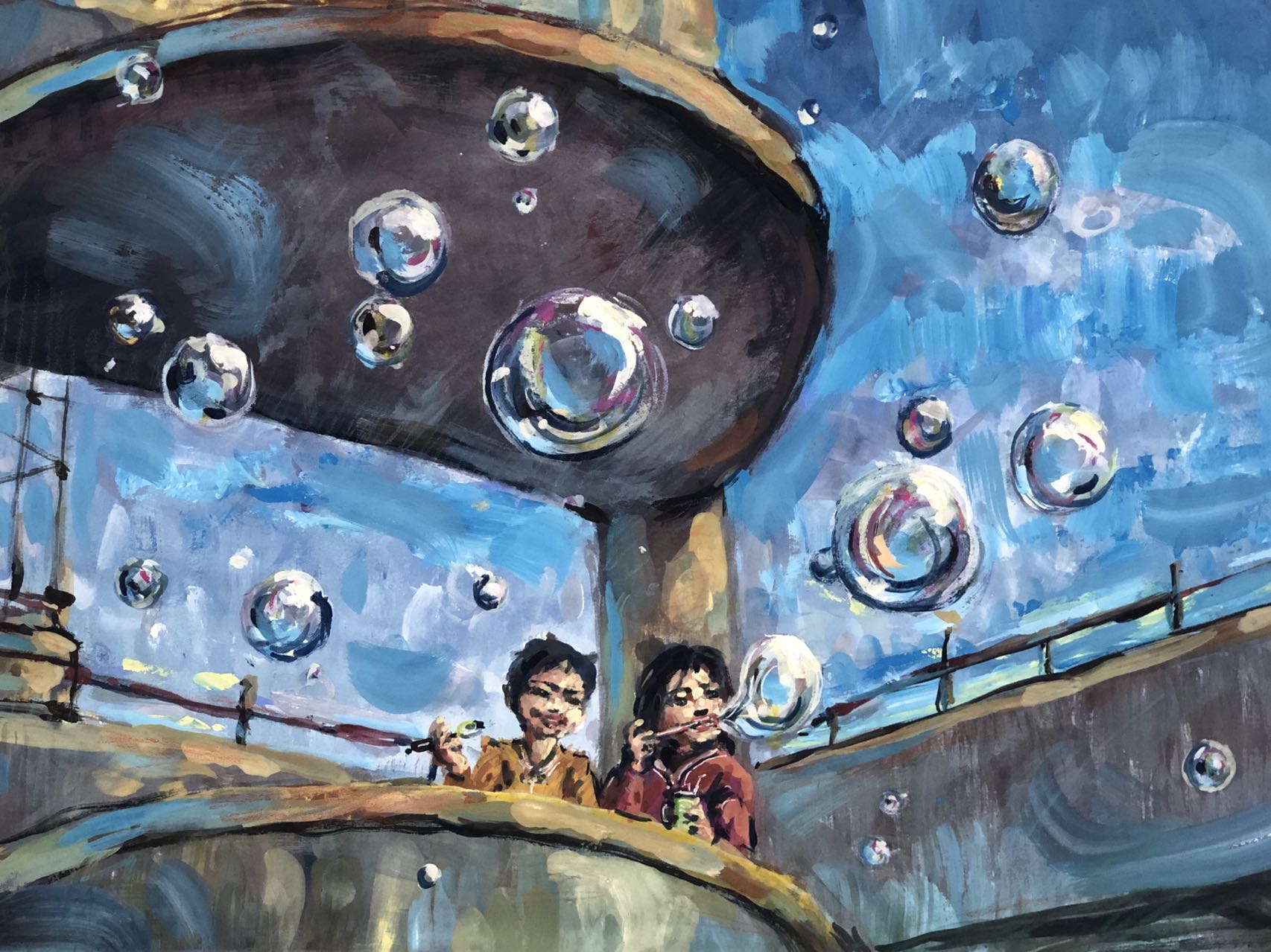 《月是故乡明》——2022中秋佳节世界华人艺术家云展(图46)