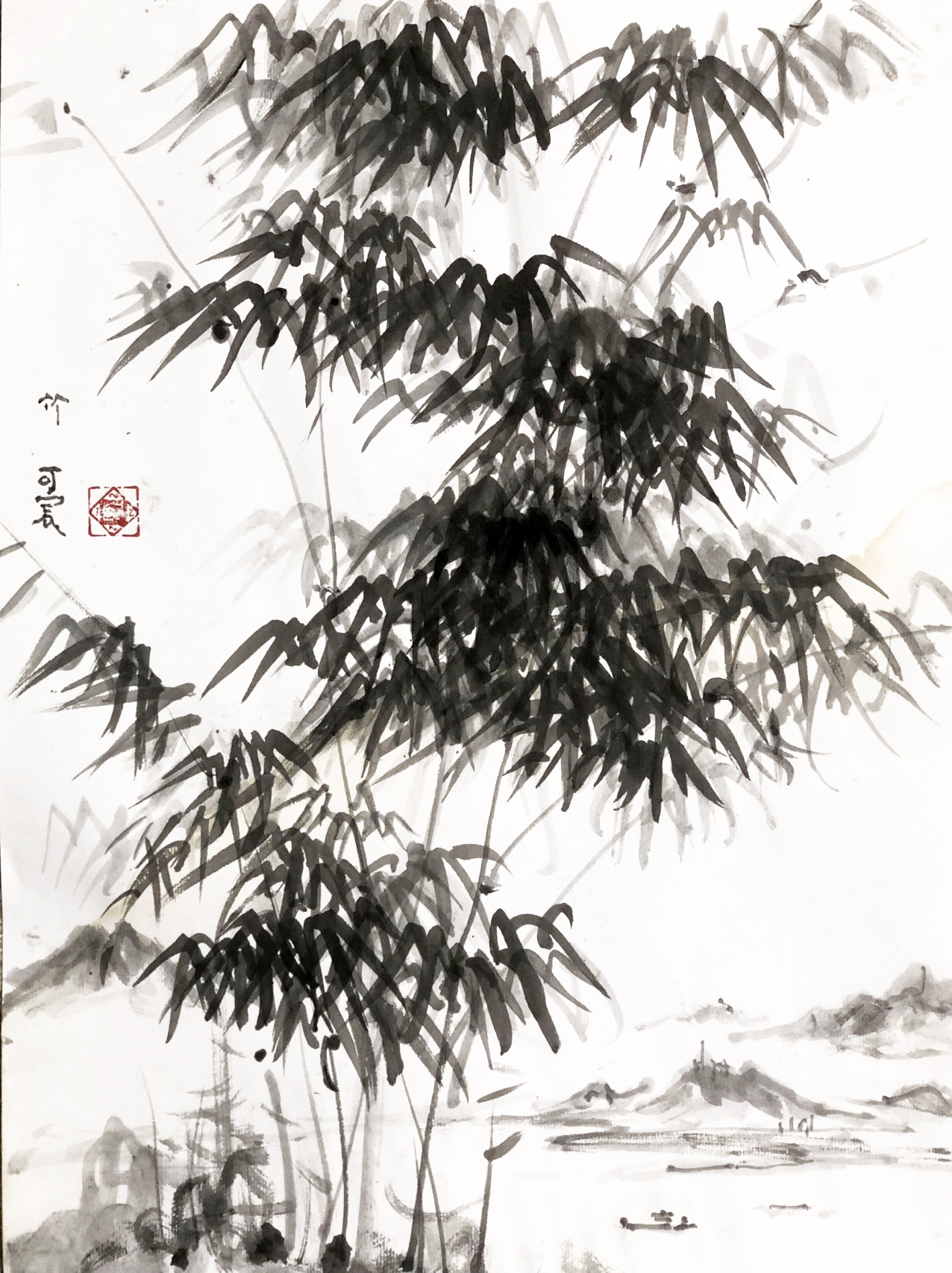《月是故乡明》——2022中秋佳节世界华人艺术家云展(图45)