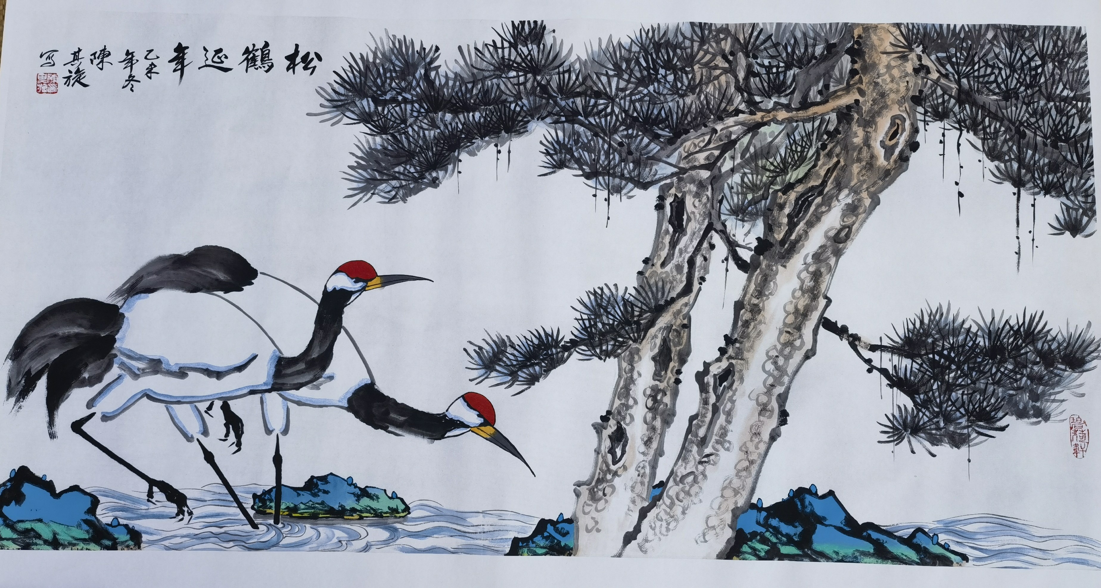 2023中外艺术家迎新年书画展(图4)