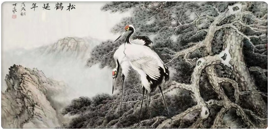 2023中外艺术家迎新年书画展(图9)