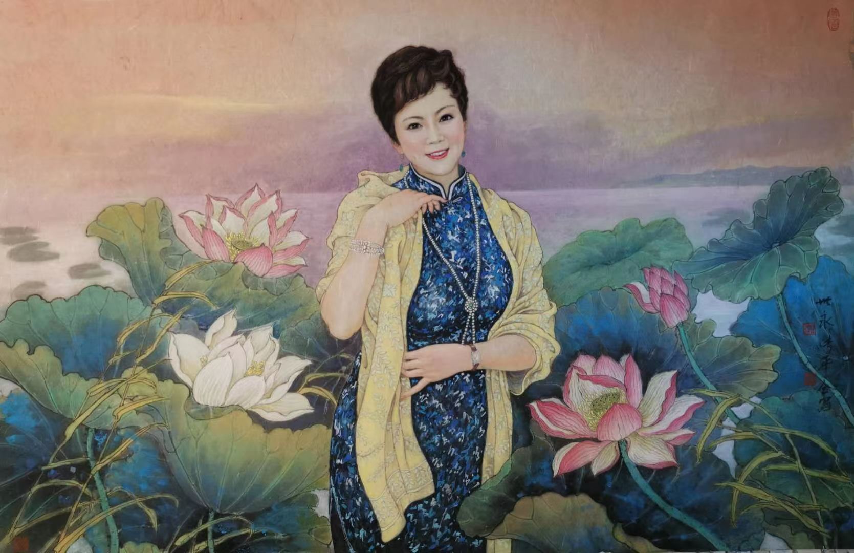2023中外艺术家迎新年书画展(图10)