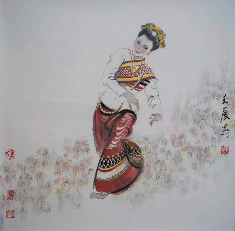 2023中外艺术家迎新年书画展(图13)