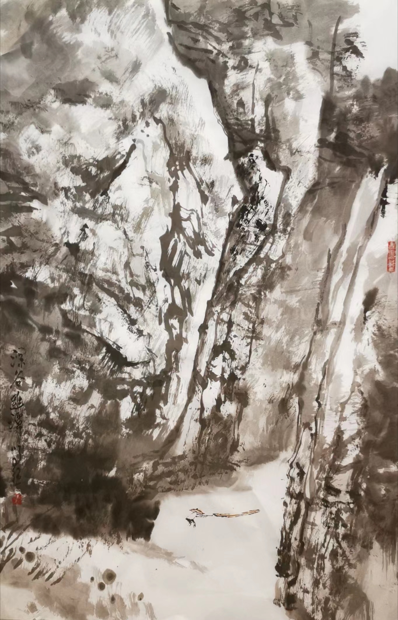 2023中外艺术家迎新年书画展(图22)