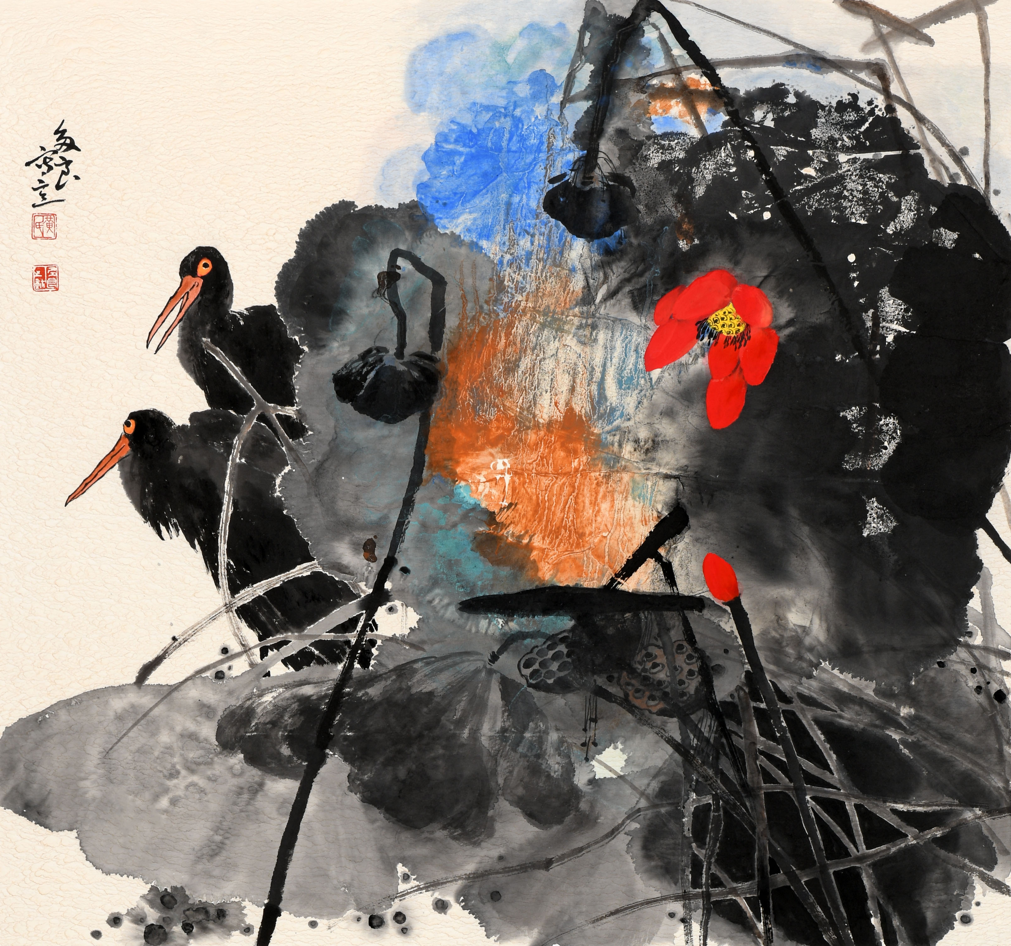 2023中外艺术家迎新年书画展(图34)