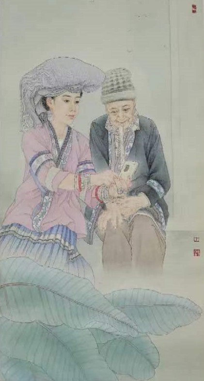 2023中外艺术家迎新年书画展(图61)