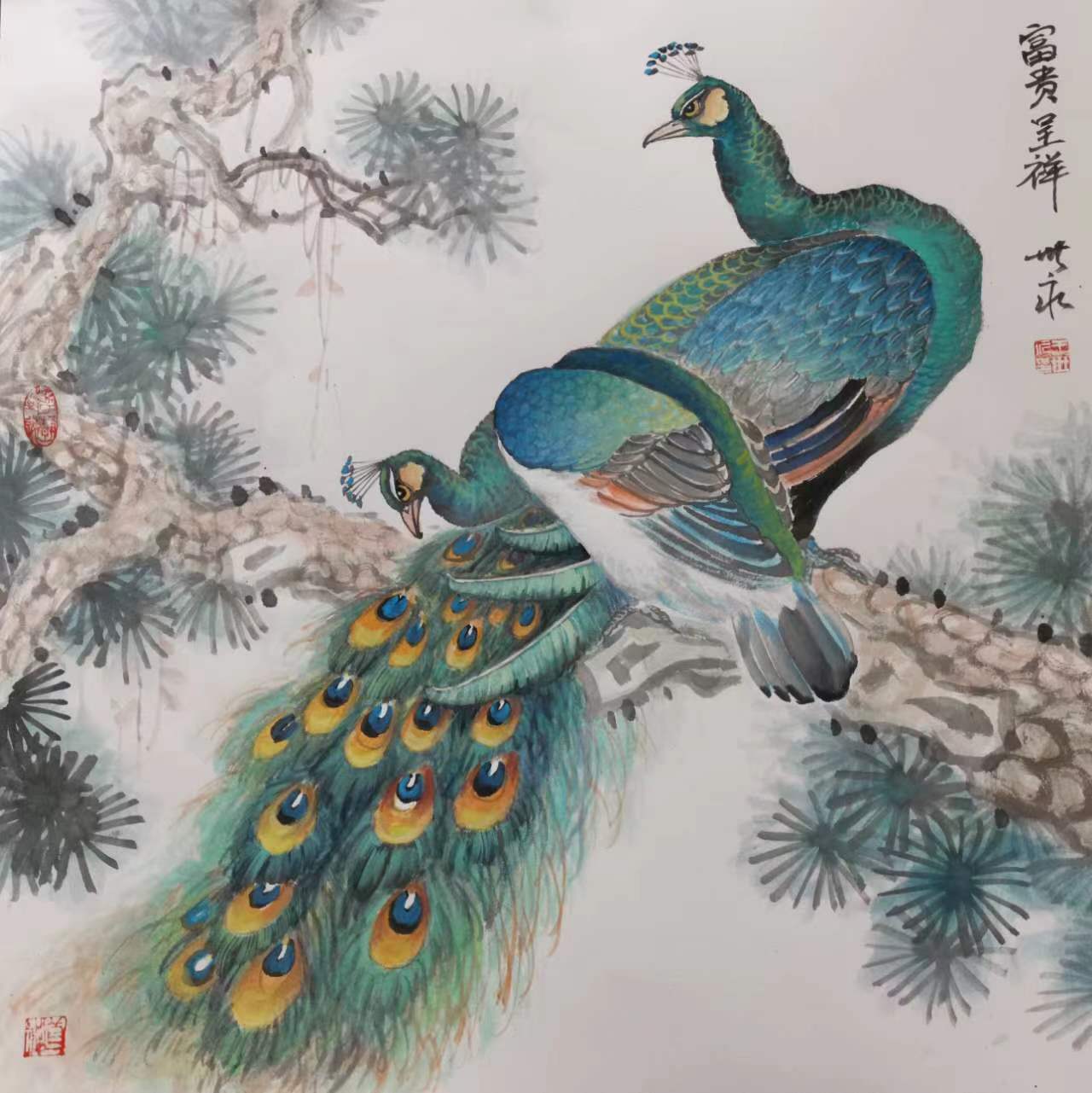 《飞龙在天 浓情端午》海内外华人艺术家共庆佳节书画展(图49)